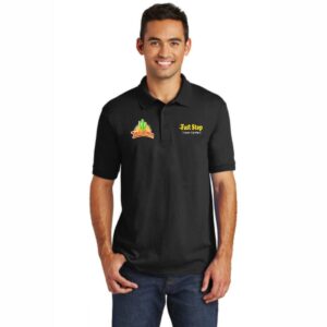 Taco Time - KP55 - Jersey Knit Polo - Black
