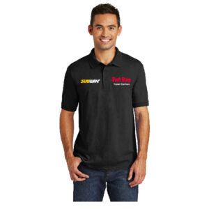 SUBWAY - KP55 - Jersey Knit Polo - Black