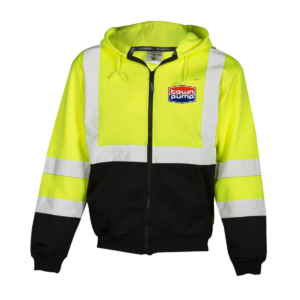 JS102 - Kishigo - Hi-Vis Full-Zip Hooded Sweatshirt